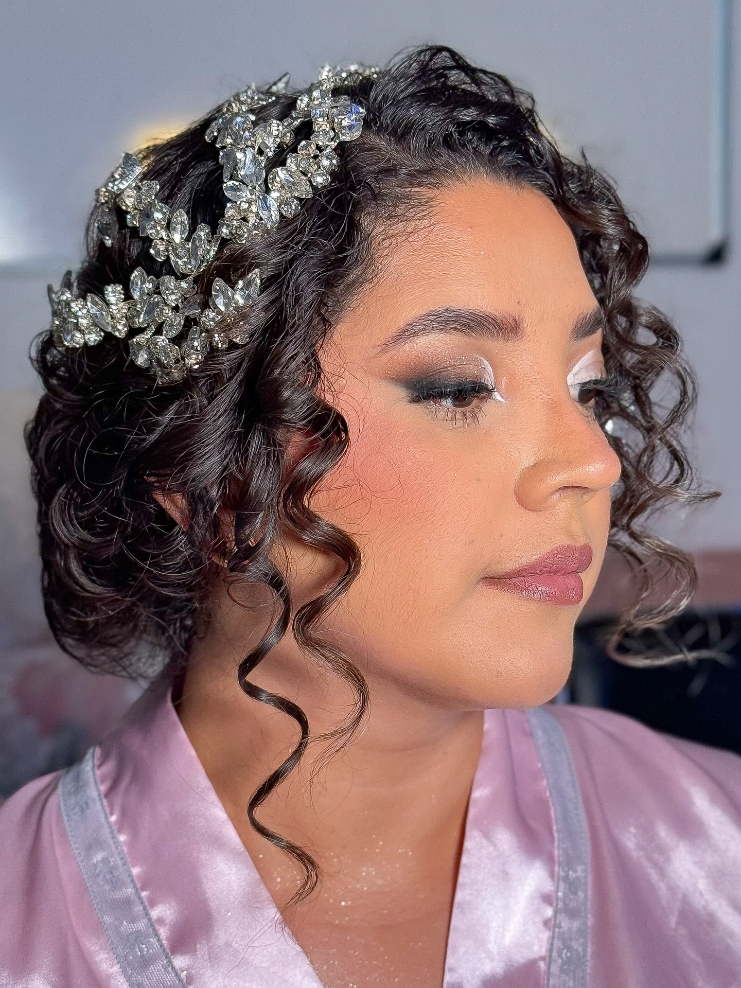 Maquillaje social y peinado profesional realizado por Karen Velguti